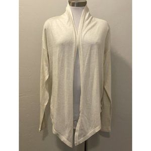 THE NORTH‎ FACE Ivory Waterfall Open Front Cardigan Thumbholes size Medium